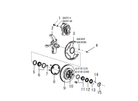 3001107K00B1-Cap, fr. wheel hub