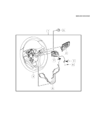 26210993-Steering wheel (incl. 2-4,6-8)