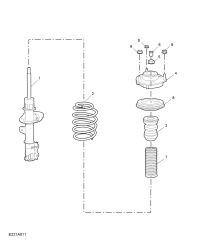 10094333-Damper, front suspension