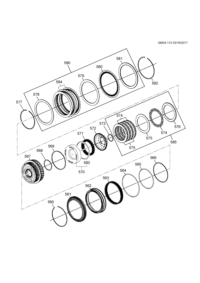 24285209-Plate, rev clutch (incl. 584) (kit)