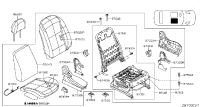 871051YP0A-FRAME & ADJUSTER ASSY-FRONT SEAT,RH