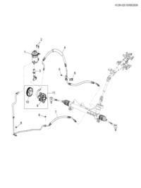 95995046-Tank, power steering liquid (without RSTR)