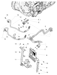 3W0317753B-Tube/for front drive axle