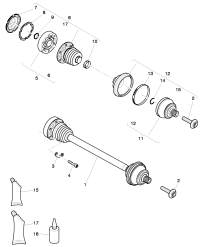 3W0501203A-Shaft w/cv joint