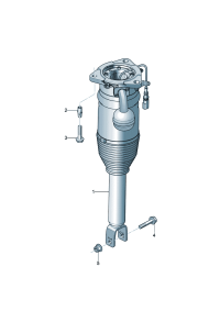 3W8616001C-Shock absorber compl
