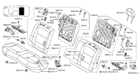 886011YP1A-Frame assy-rr seat back rh