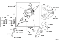4588413010-Bracket, tilt lever