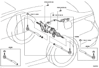 4552039025-ROD ASSY, REAR STEERING TIE, RH