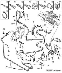 4014H7-Hose, power steering high pressure