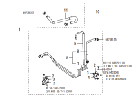 3406100K80-Pipe kit-p/s inlet & return