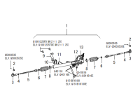 3411110AK00XA-Tie rod assy