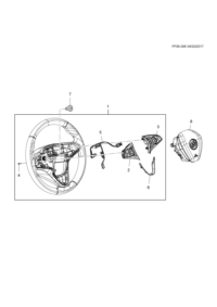 84171210-Steering wheel (to be used by 20180320) (for 2nd design see 84488230) (incl. 2-6)
