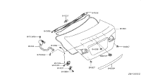 H44333RAMB-BAR-TORSION,TRUNK LID LH