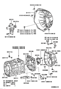 3313160070-RETAINER, BEARING, FRONT(MTM)