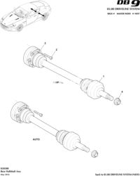 AD434B402AA-REAR DRIVE HALFSHAFT ASSY - LH AUTO