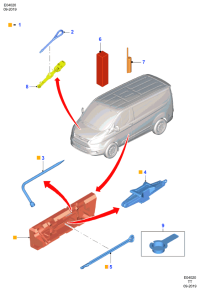 BK2117B804AA-Bracket assy-assist towing hook