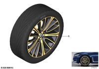 36115A2AF29-RDC complete wheel kit summer Night Gold