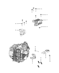68190606AE-ISOLATOR TRANSMISSION MOUNT