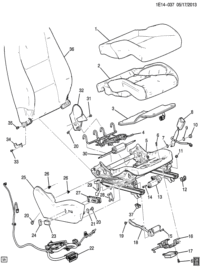 22780755-Escut-passenger seat otr (incl 26) (black)