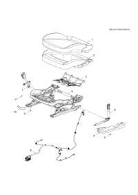 13438308-Tensioner, front seat belt anchor (20150522 front use)