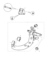 10012866-Arm assy-rr susp trailing