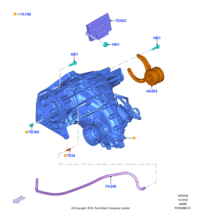 HL3Z7A195C-Case assy-transfer