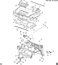 19352090-HOOD,(LATCH HARNESS & CONNECTOR ON PN 20763582 (PART OF LATCH KIT) IS NOT REQUIR