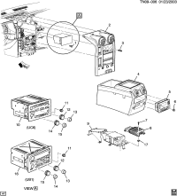 19331602-BEZEL,I/P ACSRY(HUMMER GRAY)