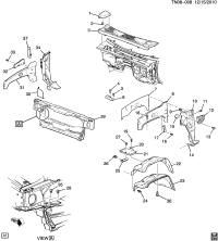 15135994-PANEL,AIR INL GRL(PAINT TO MATCH)
