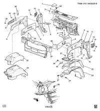 15106173-COVER,FRT INT AIR DUCT HOLE