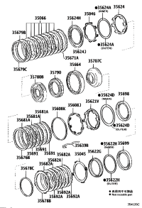 3562160030-PISTON, BRAKE, NO.1