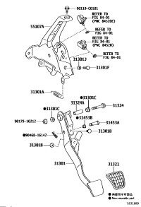 313010D310-PEDAL SUB-ASSY, CLUTCH