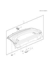 13479863-Garnish, r. rr. window (w/o GMNA) (incl. 2)
