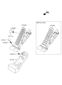 32700C5120-PEDAL ASSY-ACCELERATOR