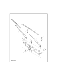 C00060502-Arm assy-wiper