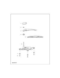 C00067850-Blade, rear wiper