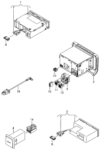 8J0035475-Jack assy-AUX