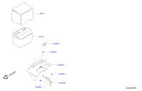 F48606CTMH-Bracket assy-battery mtg