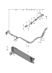 3SA317011A-Transmission oil cooler/containing:/seal ring