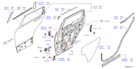 82821DF31B-MLDG RR DOOR