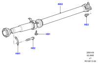 TVB500370-Shaft assy-drive