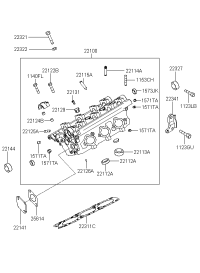 223113B401-GASKET-CYLINDER HEAD RH