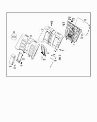 2189200032-Frame assy-seat back