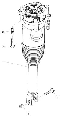 3W7616001C-Shock absorber compl
