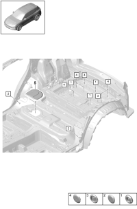 PAB80577700-PORSCHE CAYENNE WATR RSVR CVR