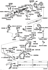 3325112090-LEVER, SHIFT, INNER NO.1