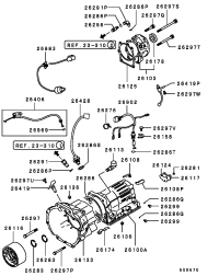 MB896468-GASKET,A/T EXTENSION HSG
