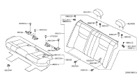 883004AF5B-Cushion assy-rr seat