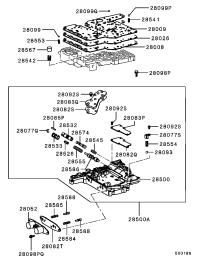 MR470797-VALVE UNIT,A/T V/BODY SOL