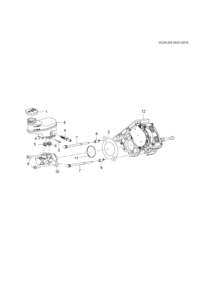 23380351-Package, brake master cylinder repair (incl 10, 11)